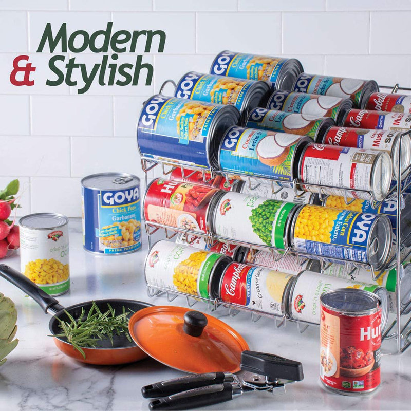 HomeItUSA Stackable Can Organizer Wayfair